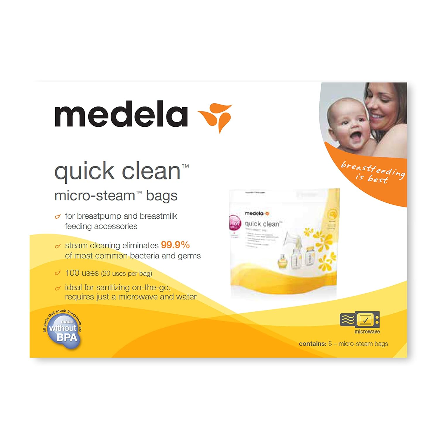 Medela Quick Clean Micro-Steam Bags Medela Quick Clean Micro-Steam Bags Box
