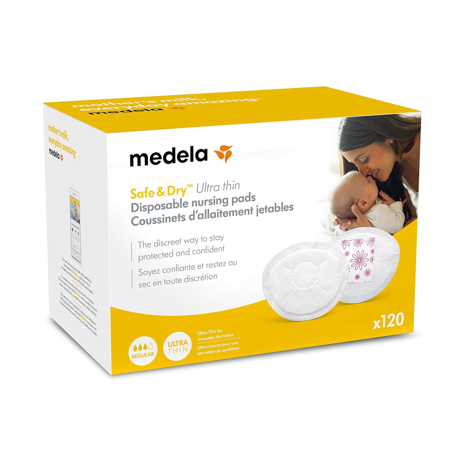 Medela Safe & Dry™ Ultra-Thin Disposable Nursing Pads Medela Safe & Dry™ Ultra-Thin Disposable Nursing Pads