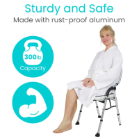 Folding Shower Chair 2 thumbnail