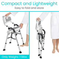 Folding Shower Chair 3 thumbnail
